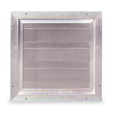 Damper,Backdraft,Wall Mount,27-3/4 In Sq