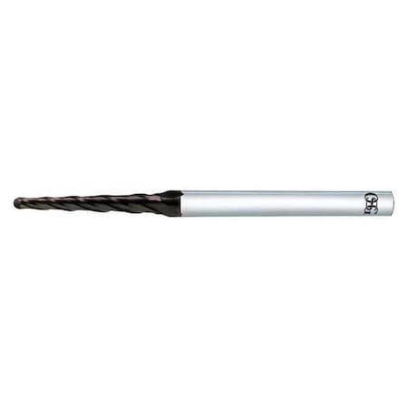 Tapered End Mill,2.84mm Large End dia.