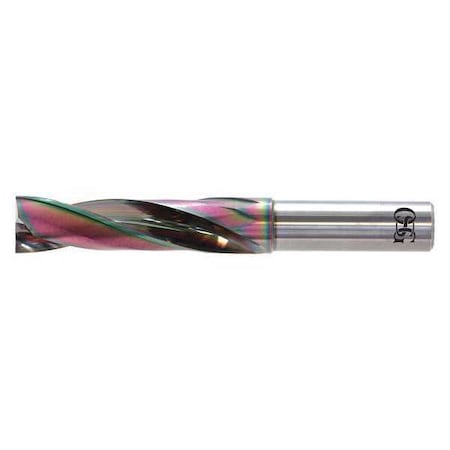 Flat Bottom Drill Bit, 5.80 mm Size, 180  Degrees Point Angle, Solid Carbide, EgiAs Finish