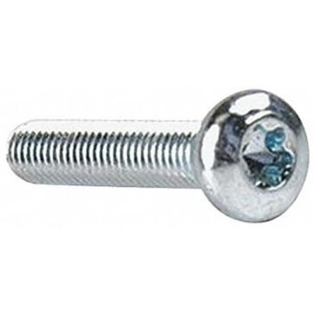 #10-32 x 3/4 in Torx Pan Machine Screw, Zinc Plated Steel, 100 PK
