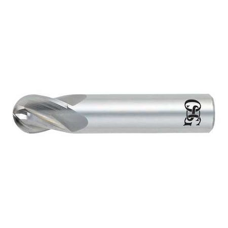 Ball End Mill,1-1/2" L,1/8" Shank dia.