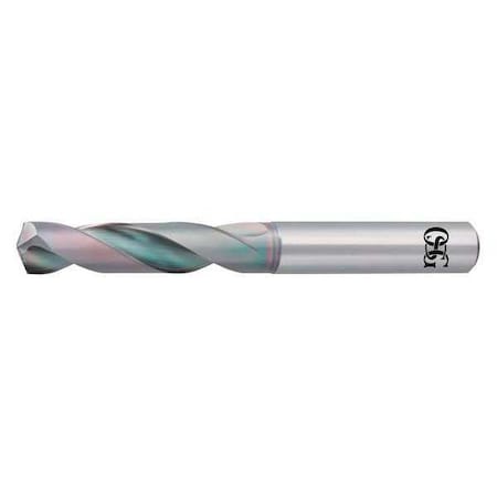 Screw Machine Drill Bit, 4.40 mm Size, 140  Degrees Point Angle, Solid Carbide, EgiAs Finish