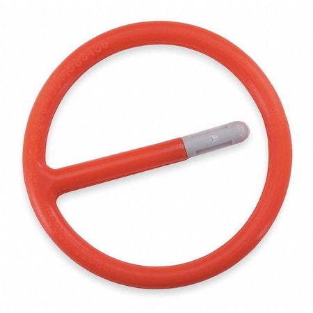 1-1/2" Drive Retaining Ring Red Plastic Coated, Retaining Ring,2-7/8" ID