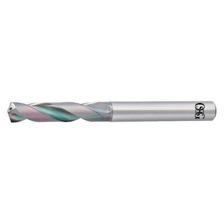 Screw Machine Drill Bit, 8.90 mm Size, 140  Degrees Point Angle, Solid Carbide, EgiAs Finish