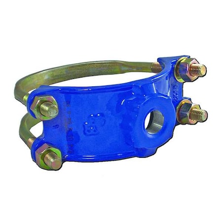 Saddle Clamp,Double Bale,1 1/2 In Outlet