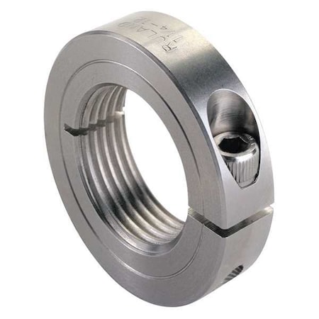 Shaft Collar, Threaded, 1Pc, 3/4-10 In, SS