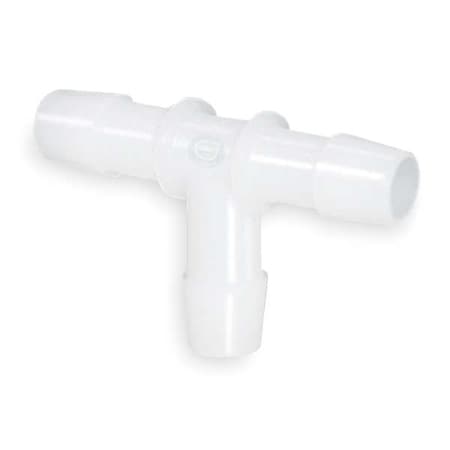 Tee,PVDF,Barbed1/4in,PK5