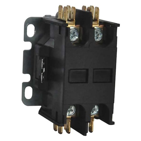 Definite Purpose Magnetic Contactor, 208V-240V AC, 2 P, Non-Reversing, 1 Phase, Screw