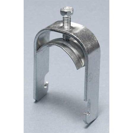Conduit Clamp,1/2 In EMT,Silver