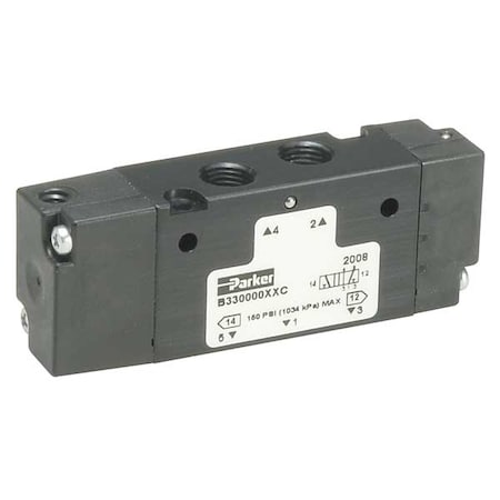 Valve, Air Pilot,4 Way,1/2 In Port