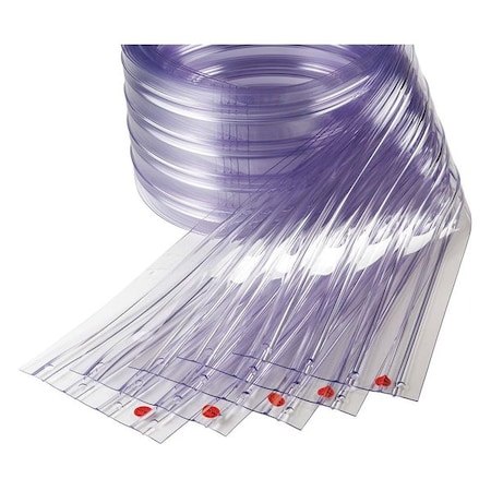 Replacement Strips,Ribbed,8",PVC,PK5