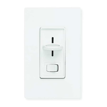 Lighting Dimmer, Slide, 3-Way, 8A, 120V, Wht