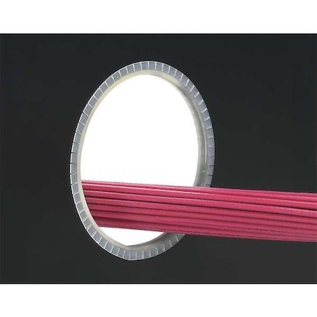 Grommet Edging,.144" Thick,White,100ft L