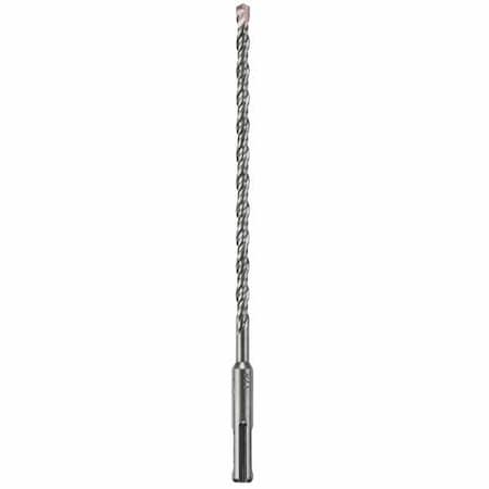 2-Cutter Hammer Drill Bit 1/4" x 8"L, SDS Plus, 25PK