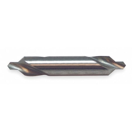 Drill/Countersink Bit,90 Deg,No 8,HSS,BRGT
