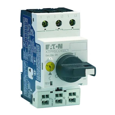 Manual Mtr Protector, 6.3A, Rotary, Frame B