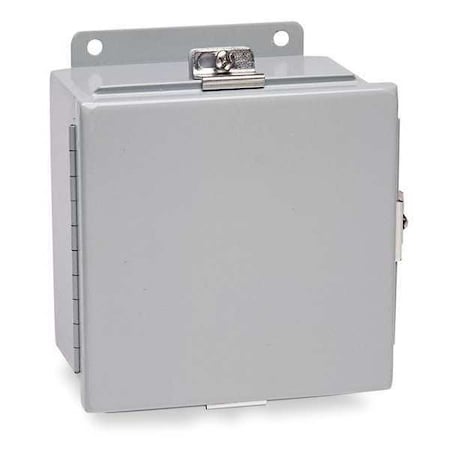 Screws and Clamps Electrical Enclosures, 10 in H, 6 in D, 8 in W, 12, 13, 4, Steel