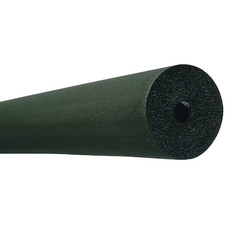Pipe Insulation, 1-3/8" OD, 6 ft. L, NBR/PVC Based Elastomeric, 3/8 in Wall