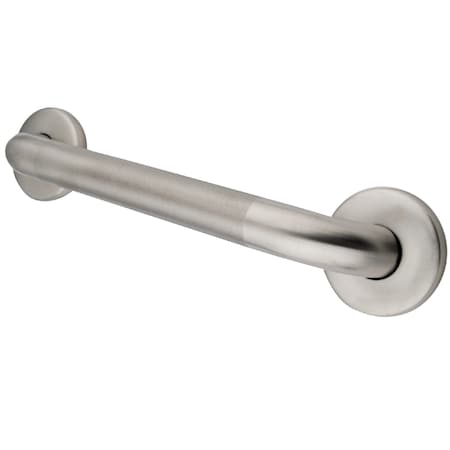 Traditional GB1432CT 32" Stainless Steel Grab Bar, 35" L, 18 ga. Stainless Steel, Brushed Nickel