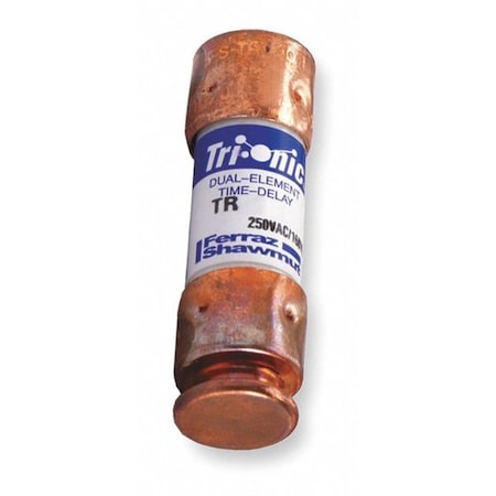 UL Class Fuse, RK5 Class, Time-Delay, 25A, 250V AC, Non-Indicating