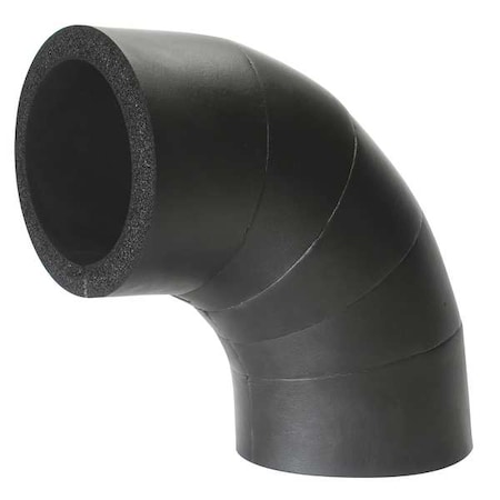 7/8" x 1/2" Elastomeric Elbow Pipe Fitting Insulation, 3/4" Wall
