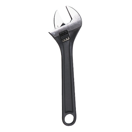 Adj. Wrench,6",3/4" Cap.,Black