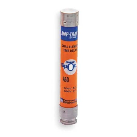 UL Class Fuse, RK1 Class, Time-Delay, 3A, 600V AC, Non-Indicating