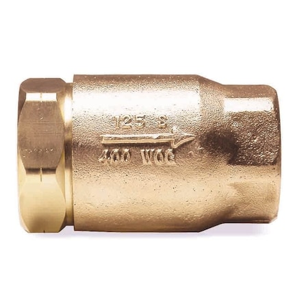2-1/2" FNPT Bronze Ball Cone Spring Check Valve