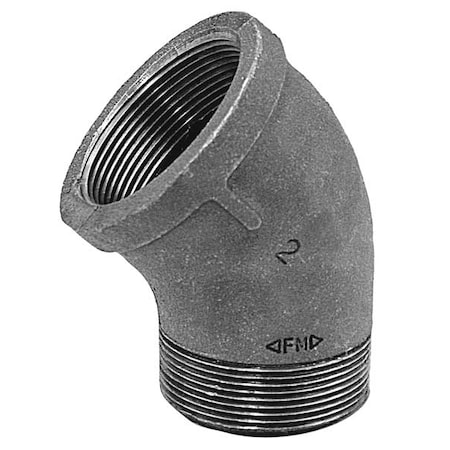 45 Degree Street Elbow 45 Degree Street Elbow, 1" Pipe, FNPT x MNPT, Malleable Iron, Class 150