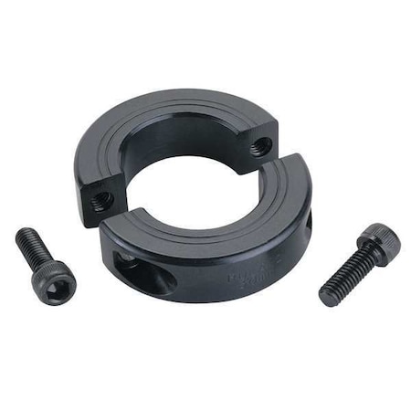 Shaft Collar,Clamp,2Pc,2-9/16 In,Steel