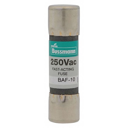 Midget Fuse, Fast-Acting, 2A, 250V AC, Non-Indicating, 100kA at 250V AC, 10kA at 125V AC