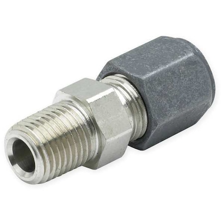 1/2" x 3/8" Compression x MNPT SS Male Connector