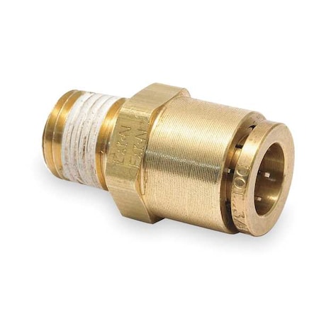 Strt,Brass,Push-Fit1/2in,NPTF1/2in