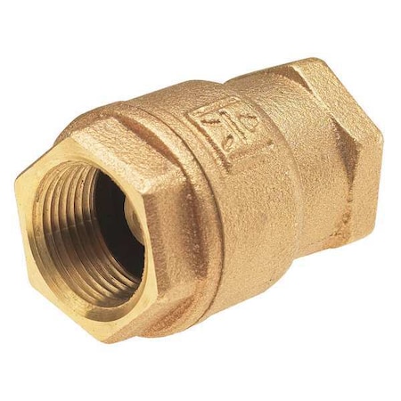 1-1/4" Threaded Low Lead Bronze Spring Check Valve