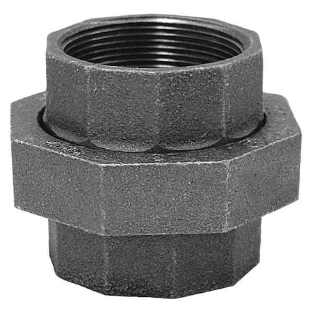 Union Union, 1-1/2" Pipe, FNPT, Malleable Iron, Class 150