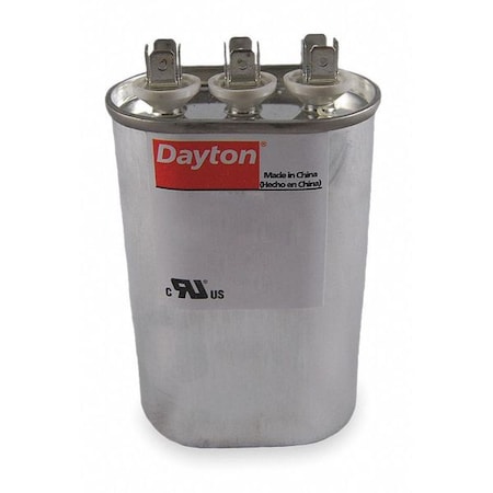 Motor Dual Run Cap,35/3 MFD,370V,Oval