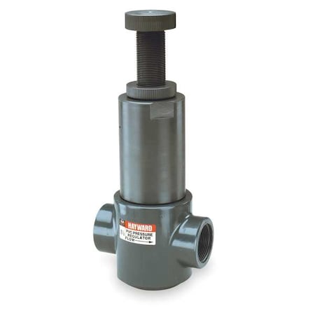 Pressure Regulator, 1", CPVC/FPM, Threaded, Adjustable 5-75 psi
