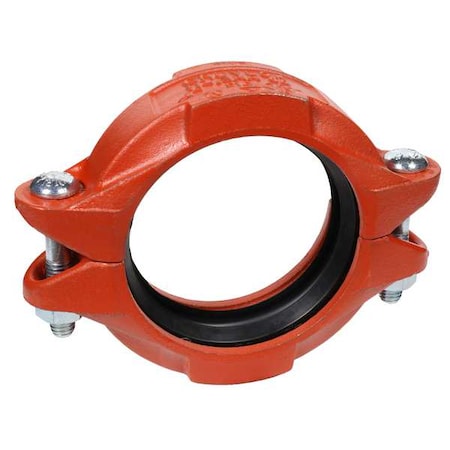 Flexible Coupling, Ductile Iron, 8 in