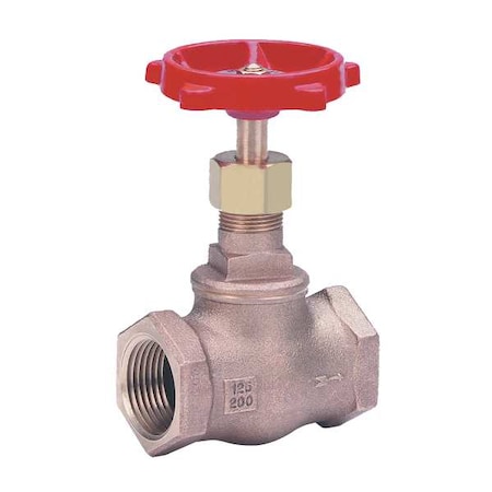 Globe Valve,Class 125,1-1/4 In.,FNPT