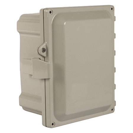 Quick Release Padlock Latch Electrical Enclosures, 16 in H, 8 in D, 14 in W, 1, 12, 3R, 4, 4X, 6P