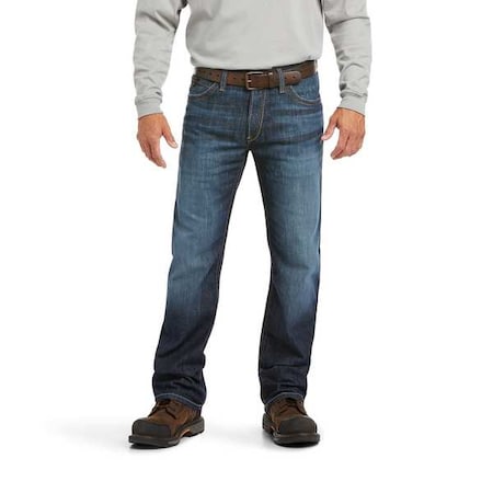 Men's Flame Resistant Pants, 14 cal/sq cm, XL 11 oz Denim
