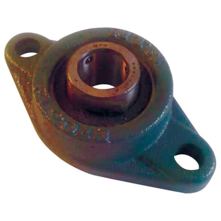 Flange Bearing,2-Bolt,Ball,1/2" Bore