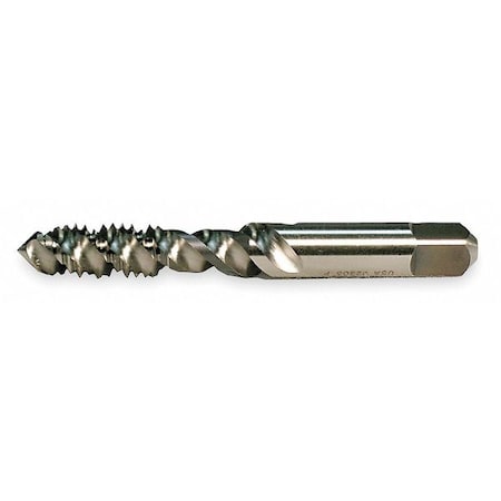 Spiral Flute Tap, #10-24, Bottoming, UNC, 3 Flutes, Uncoated