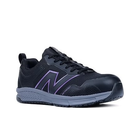 Women's Athletic Shoe, 11 D, Black/Purple, WIDEVOLBL