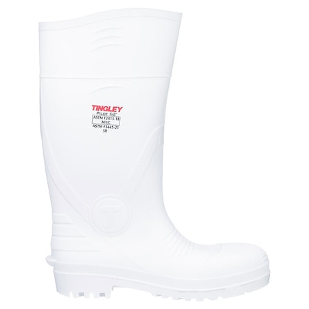 Men's Pilot G2 Tall Rubber Boots, Composite Toe, White, M4/W6