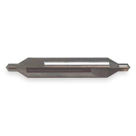 Drill/Countersink Bit,60 Deg,No 0,Carbide