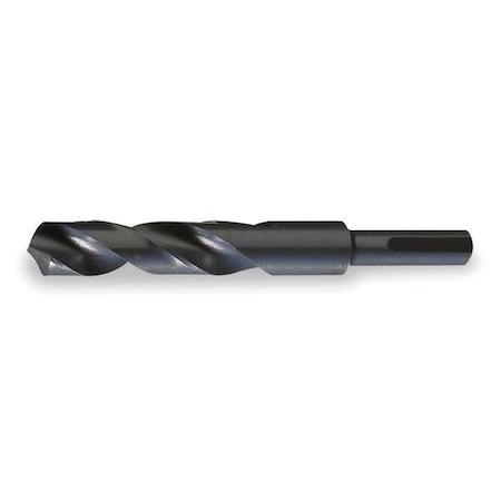 118 Degree Silver & Deming Drill with 1/2 Reduced Shank Chicago-Latrobe 190F Steam Oxide HSS RHS/RHC 35/64