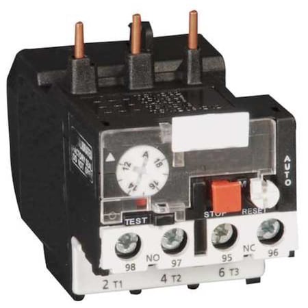Overload Relay, 1NC/1NO, 1 A Min current, 1.6 A Max current