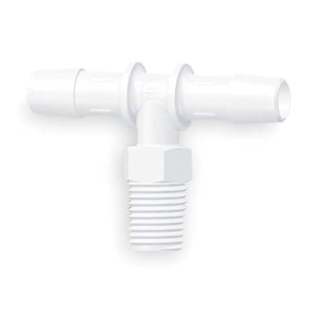 3/8" Barbed x 1/2" MNPT Tee PK 10