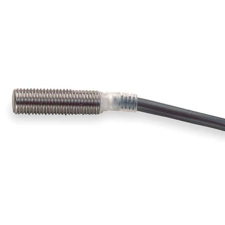 Cylindrical, Inductive Proximity Sensor, 18 mm Dia., Brass, 2 m, Bare Wire, 2 Wires, Shielded